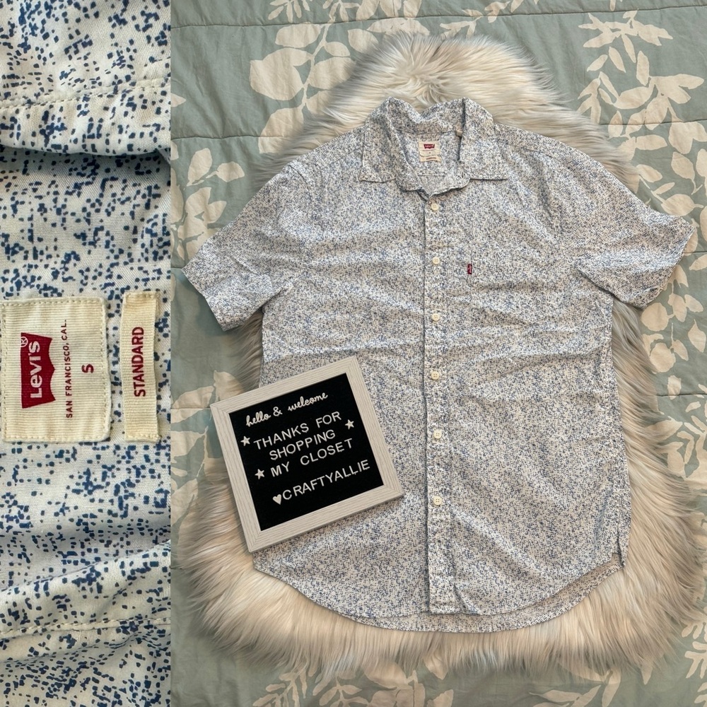Levi’s Short Sleeve Button Up Shirt | Men’s Small